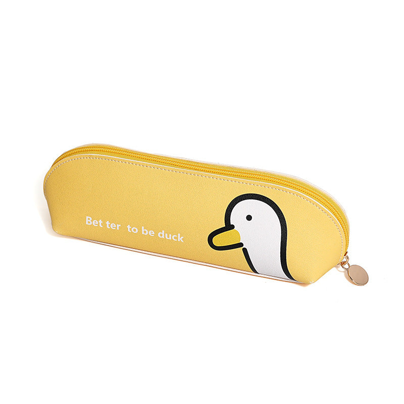 Quirky Cartoon Duck Pencil Case Bowlift