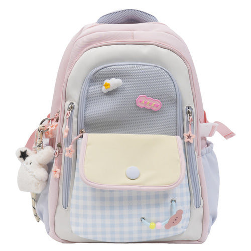 Casual Multi-Compartment School Backpack Bowlift