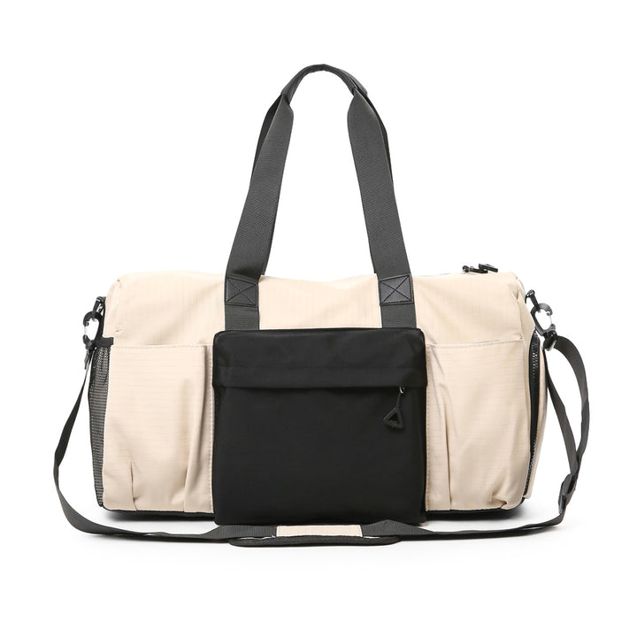 Sporty Travel Bag with Multifunctional Outer Pockets Bowlift