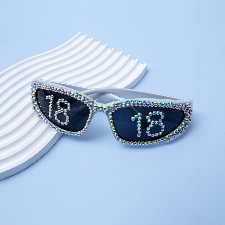 Statement Swarovski Crystal Embellished Sunglasses Bowlift