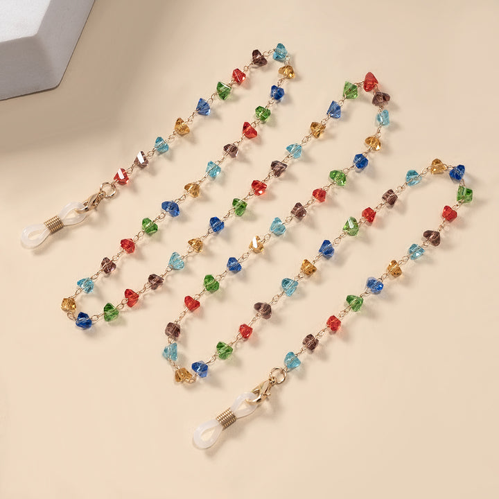 Chic Geometric Beaded Eyewear Holder Bowlift