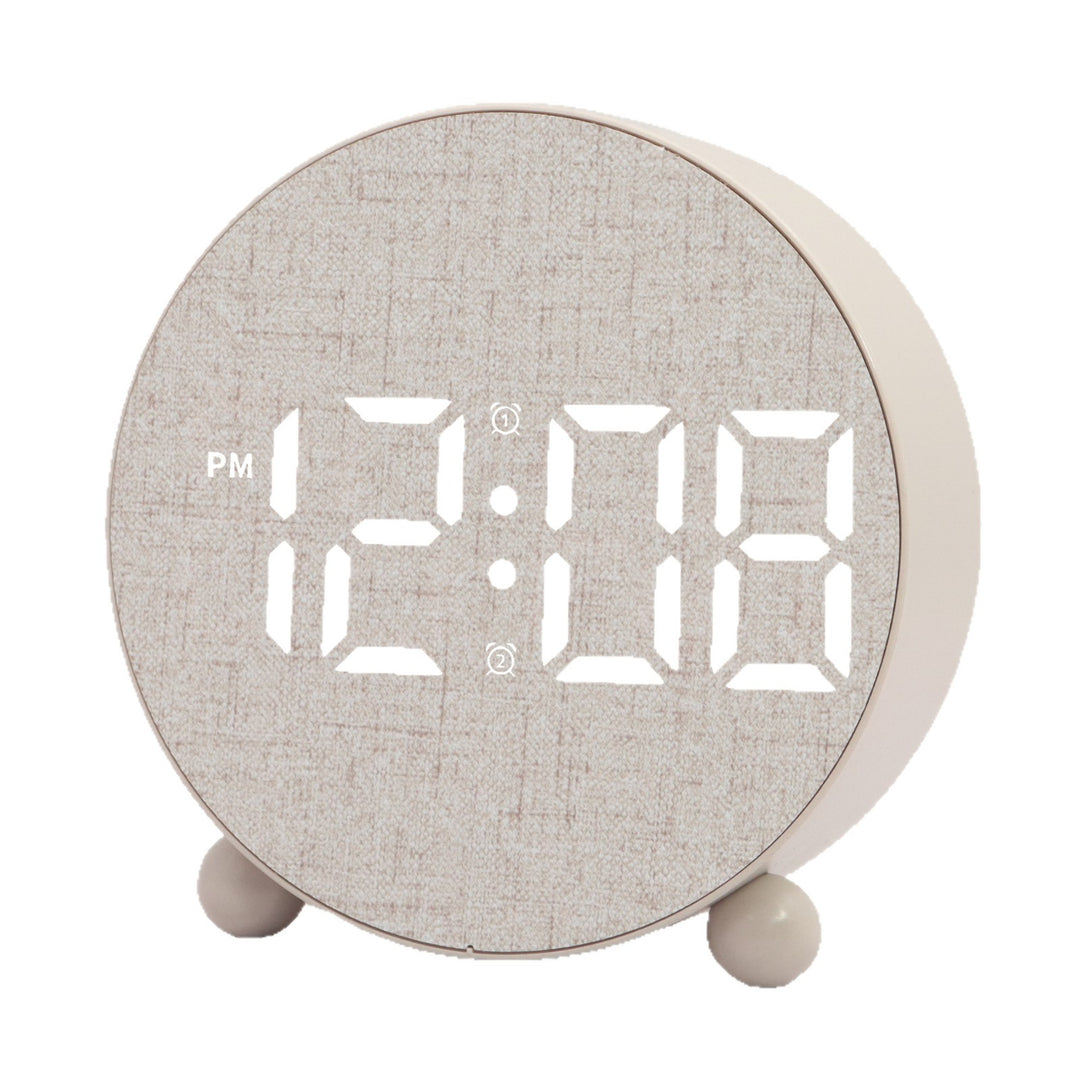 Digital Alarm Clock with Large LED Display and Temperature Display Bowlift