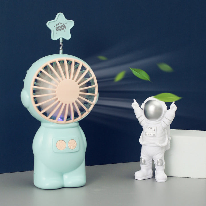 Unisex Portable Mini Fan in Playful Figure Design Bowlift