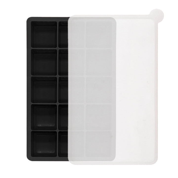Flexible Silicone Square Ice Cube Tray Multi-Cavity Freezer Mold Bowlift