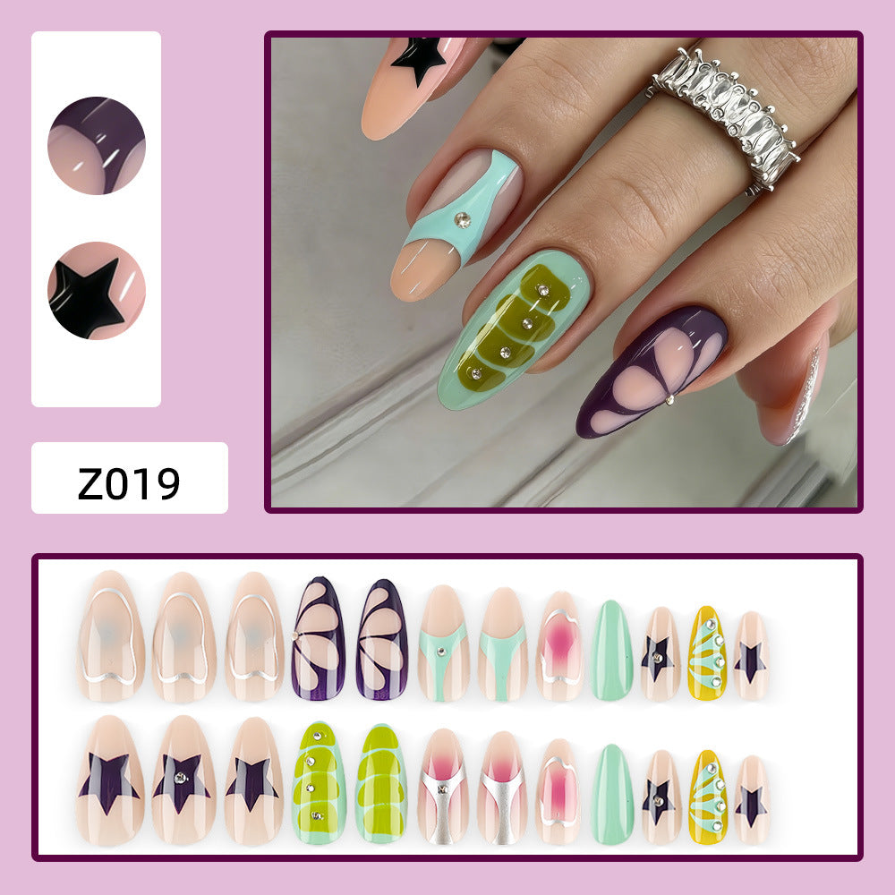 Creative Art Nails with Unique Geometric Designs Bowlift