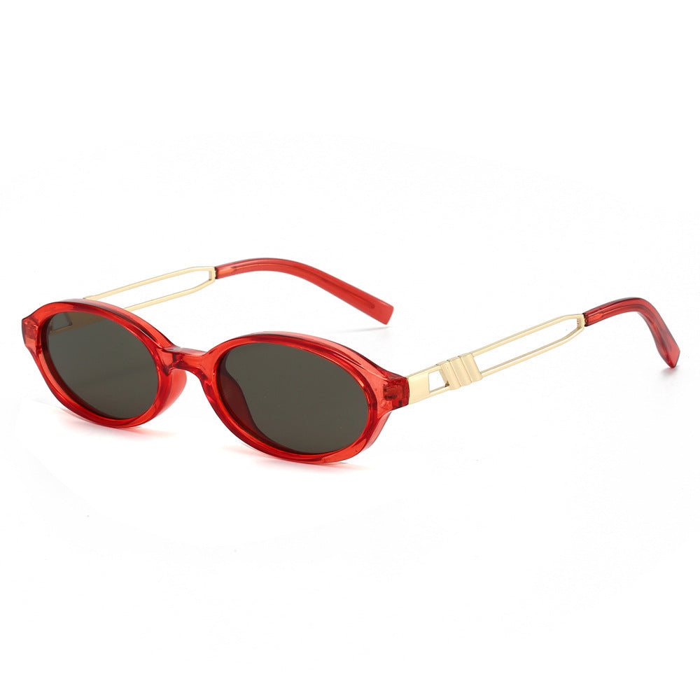Chic Oval Frame Sunglasses Bowlift