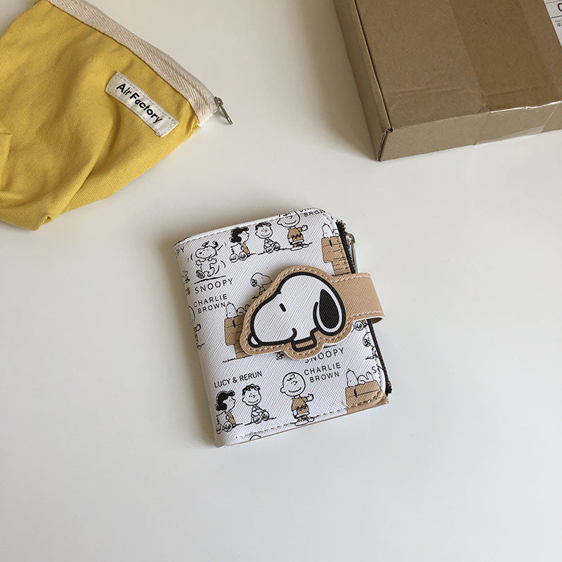 Cartoon-Themed Zip Wallet Bowlift