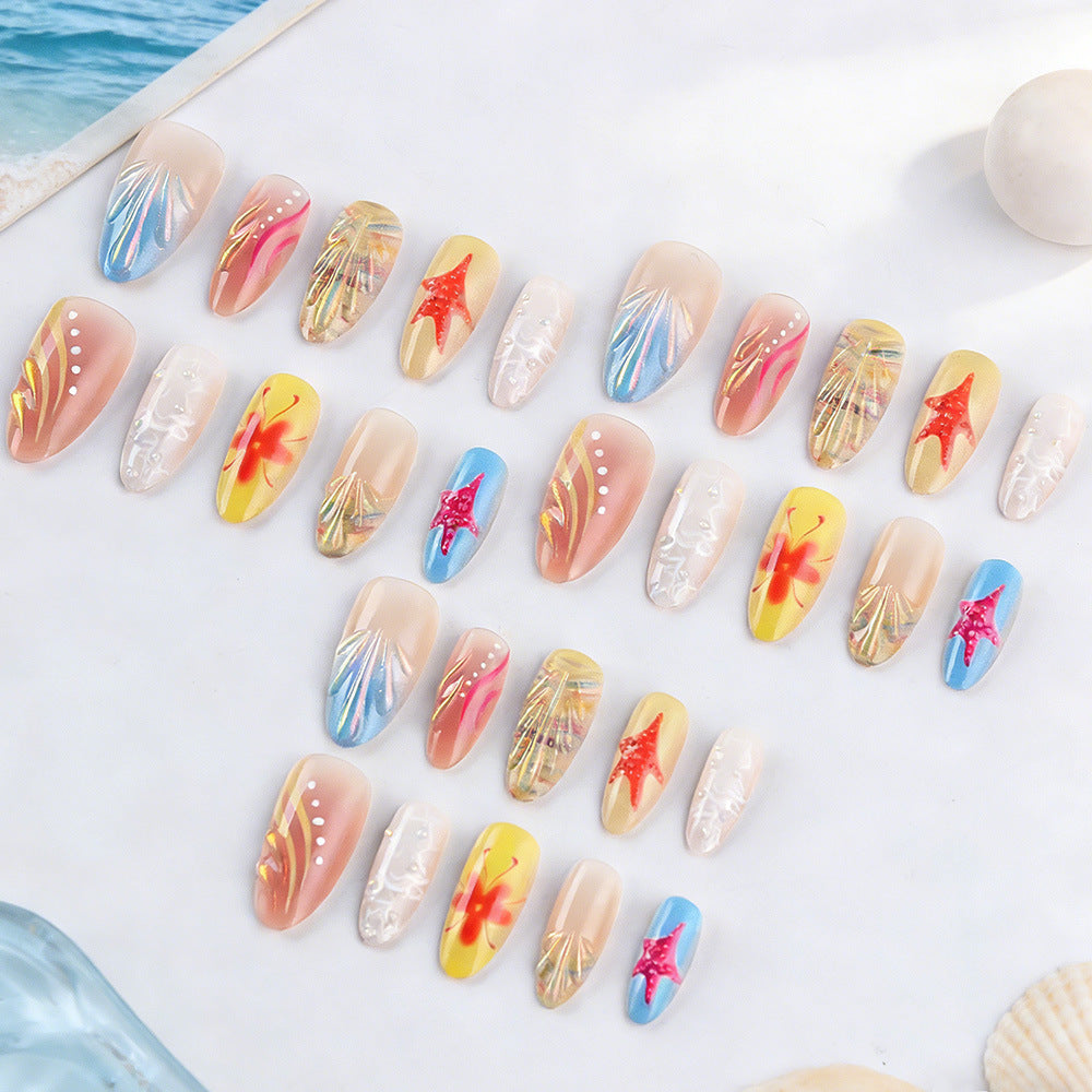 Decorative Press-On Nail Art Set Bowlift