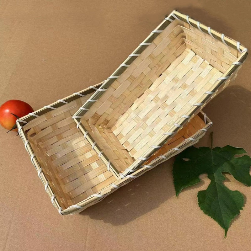 Rectangular Woven Serving Tray Bowlift