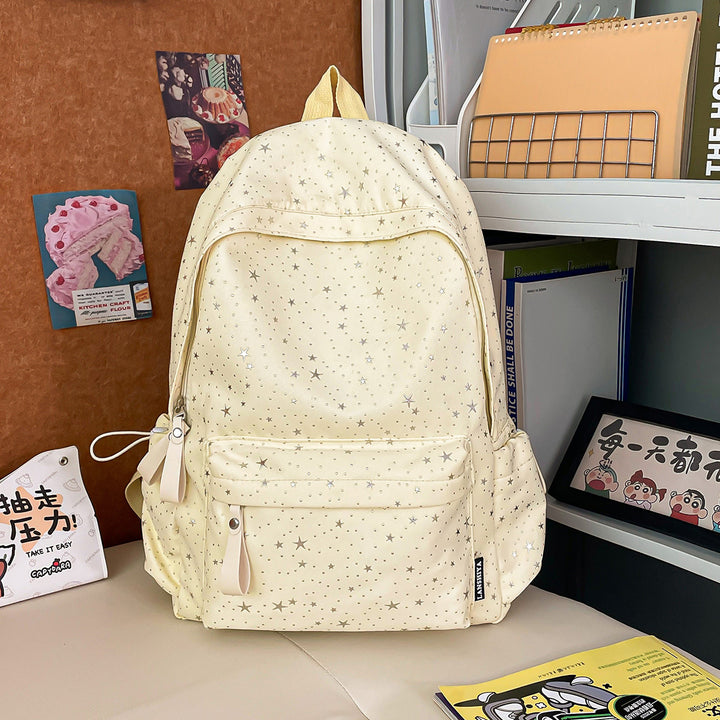 Stylish Casual Star-Patterned Backpack