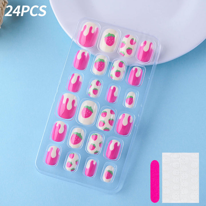 Themed Summer Beach Nail Art Press-On Nails Bowlift
