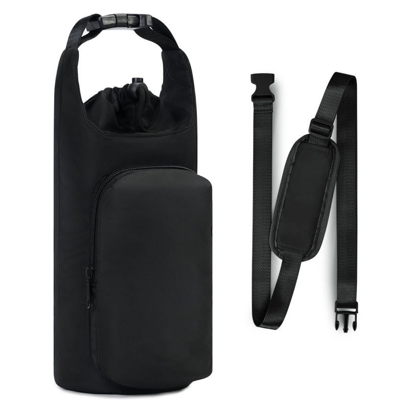 Practical cooler bag with detachable carrying strap Bowlift