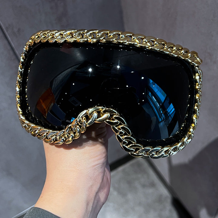 Women’s ski goggles with luxurious chain frame Bowlift