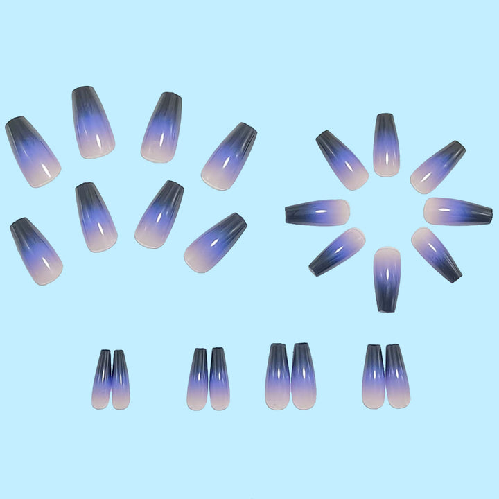 Fashionable artificial nails in elegant ombre design Bowlift