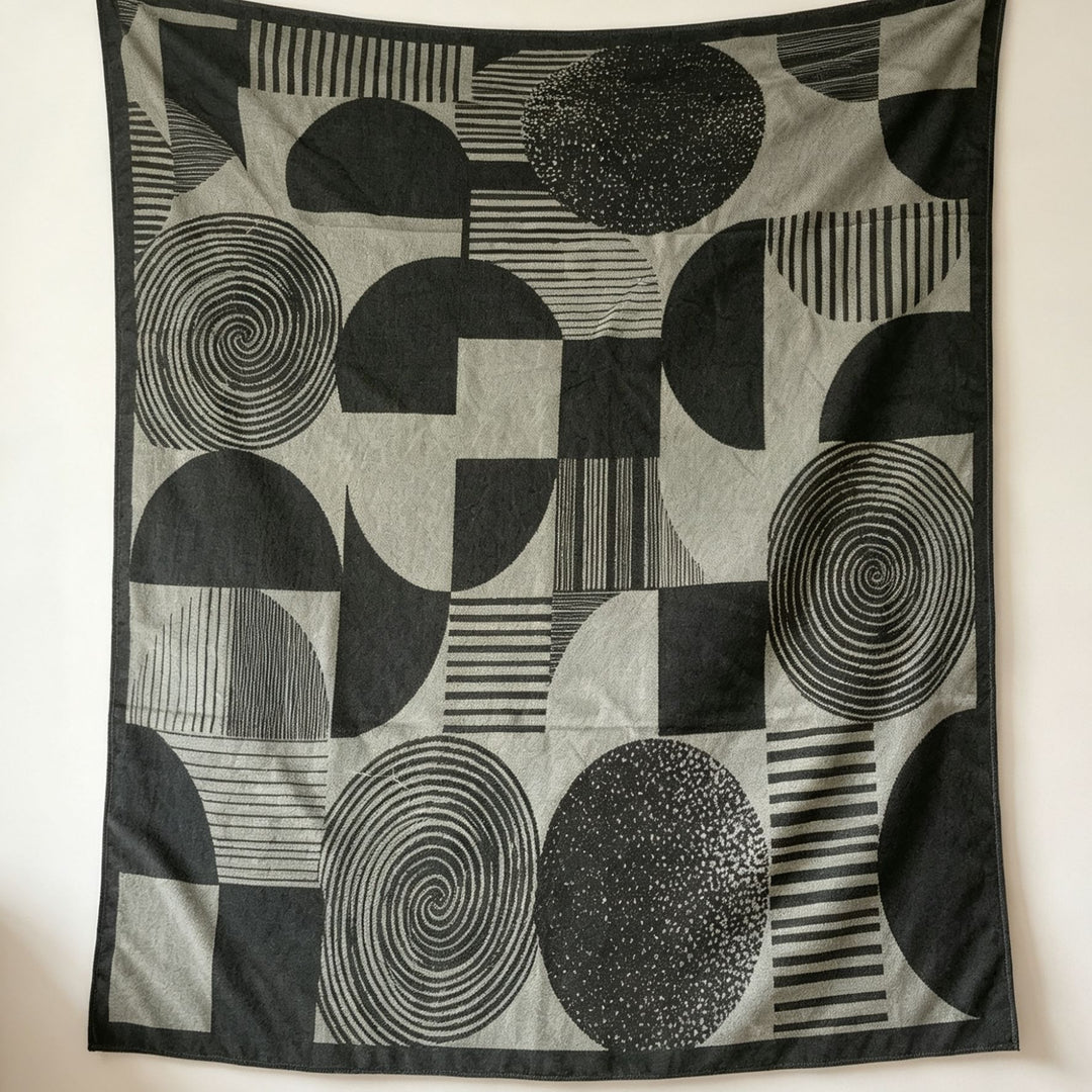 Artistic Patterned Throw Blanket