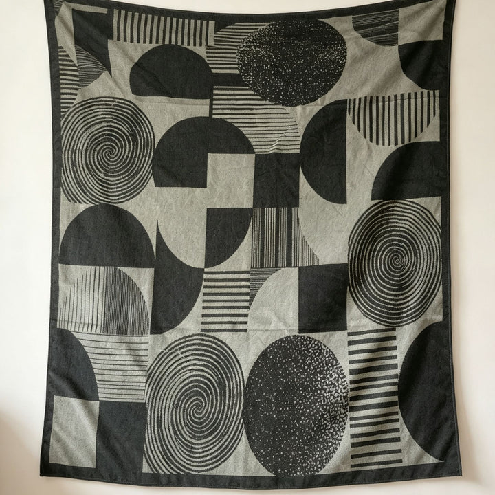 Artistic Patterned Throw Blanket