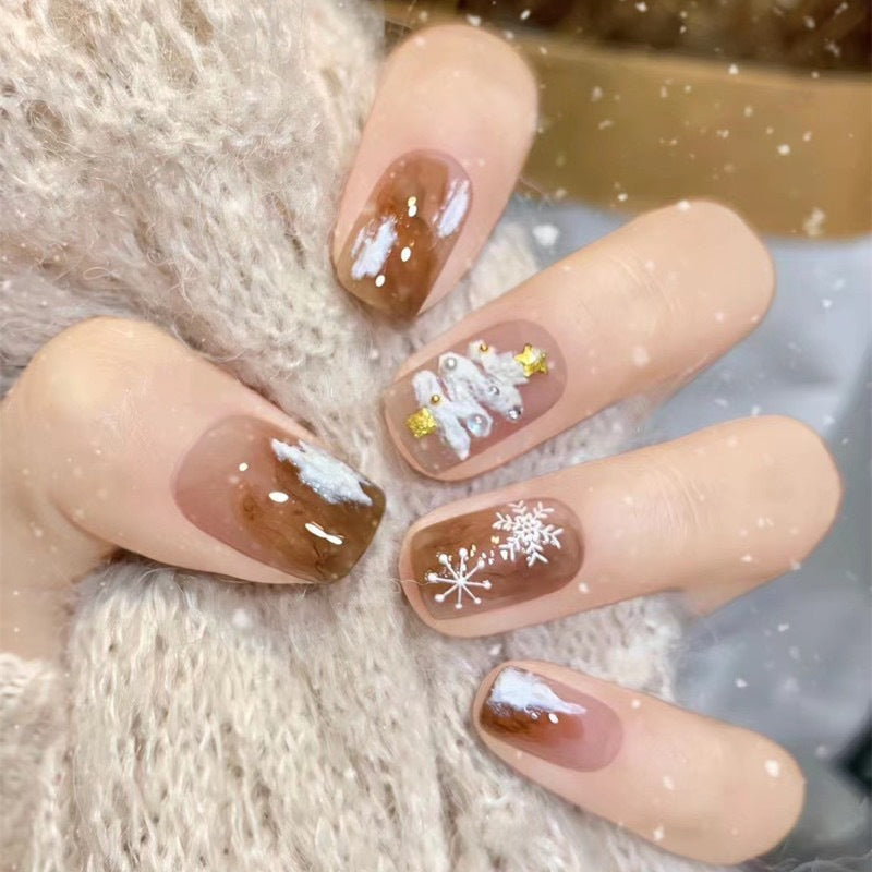 Fun Character-Themed Press-On Nail Art Bowlift