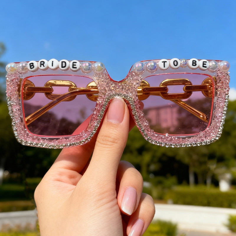 Decorative Bridal Theme Sunglasses Bowlift