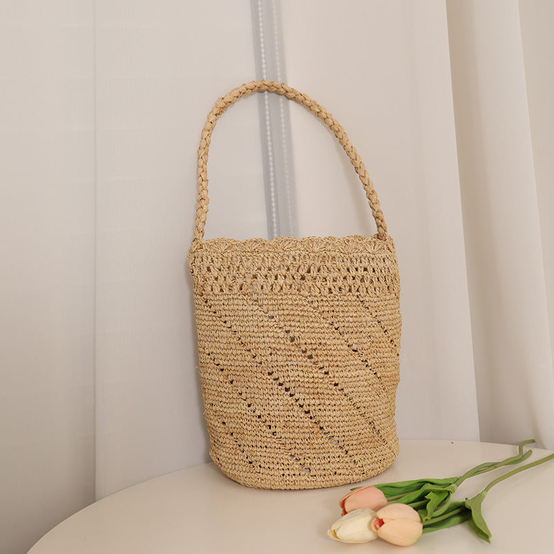 Handmade Woven Basket Bag Bowlift