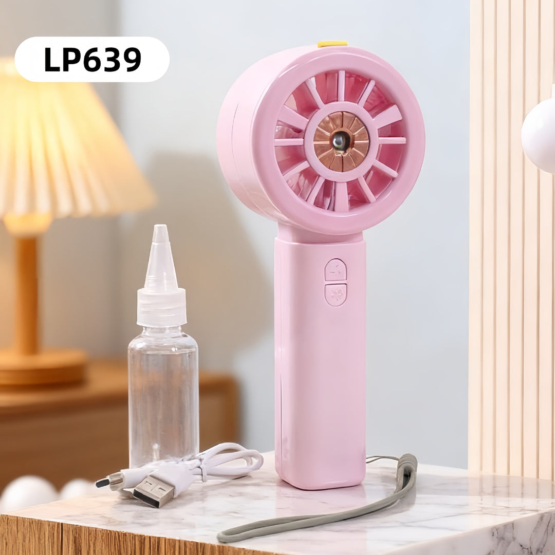 Women's Portable Mini Humidifier Fan with USB Connection Bowlift