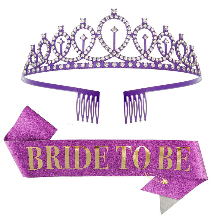 Women Glittering Tiara with Elegant Design Bowlift