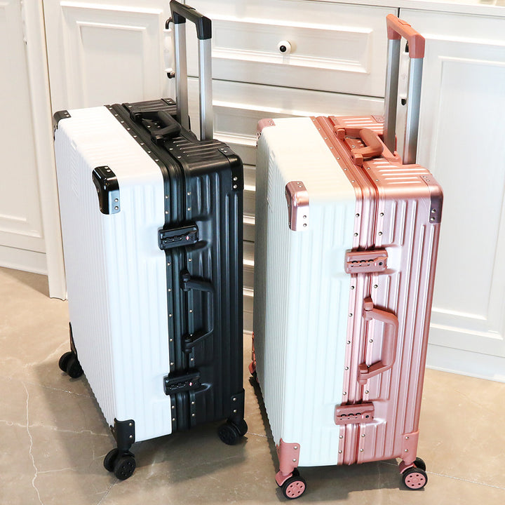 Women's Stylish Multi-Layer Rolling Luggage Set Bowlift