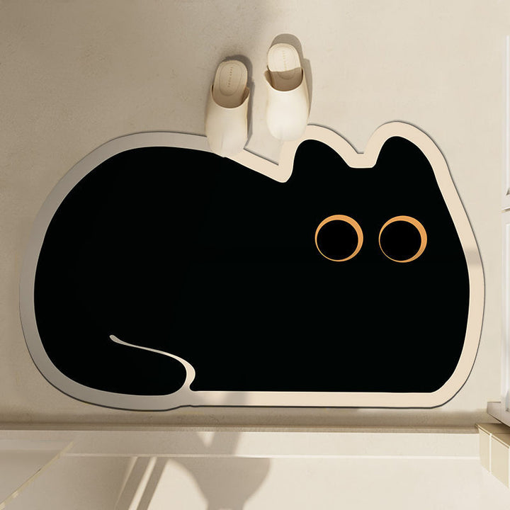 Cute Penguin-Themed Bath Mat Bowlift