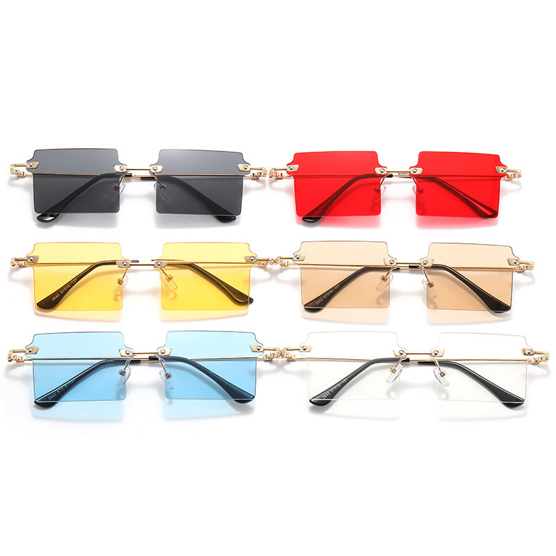 Women's fashionable oversized sunglasses with rectangular design Bowlift