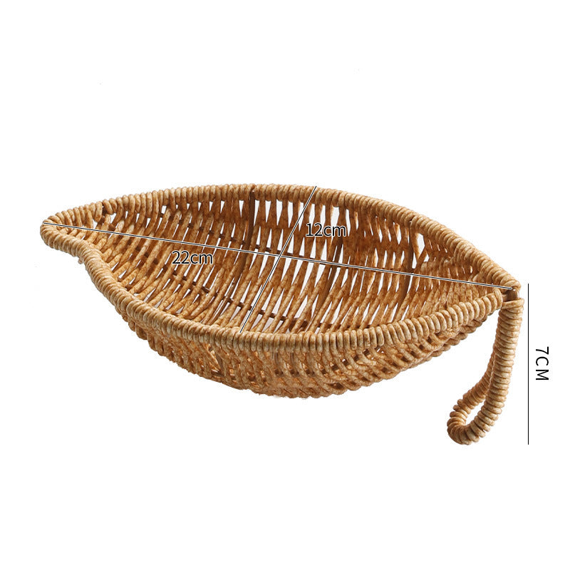 Handcrafted Wicker Storage Basket Bowlift