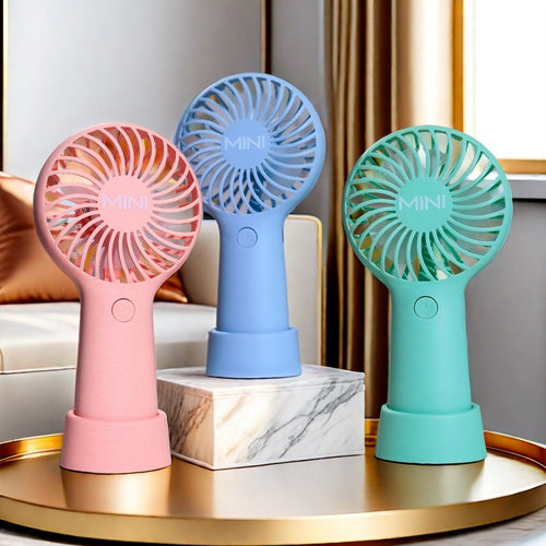 Ladies portable hand fan with ergonomic design and USB charging function Bowlift