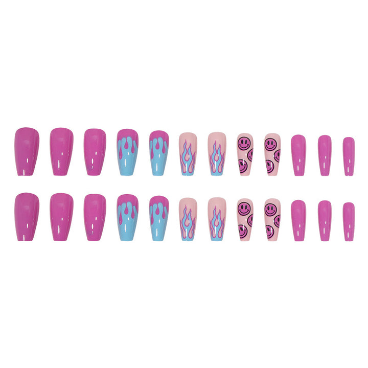 Playful Stiletto Nail Art Extensions Bowlift