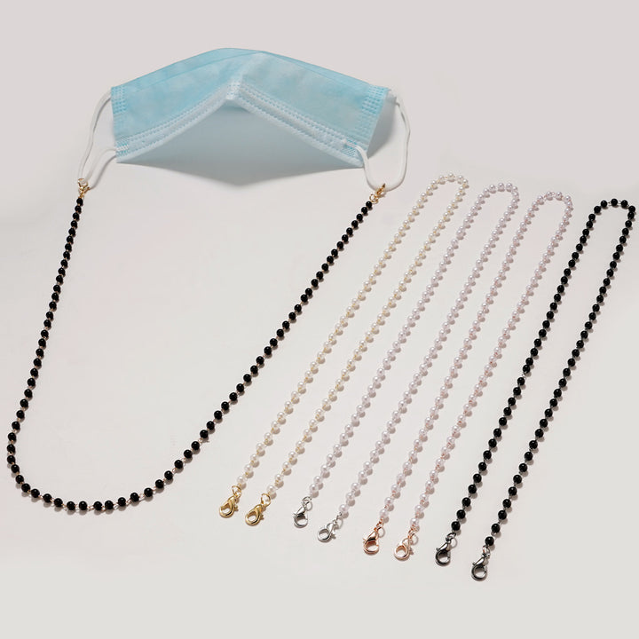 Pearl-Linked Eyewear Chain Bowlift