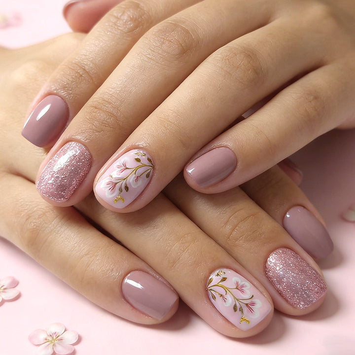Floral Elegance Nail Art Set Bowlift