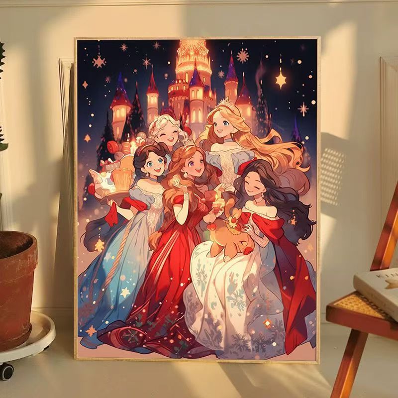 Enchanted Storybook Princess Wall Art Bowlift