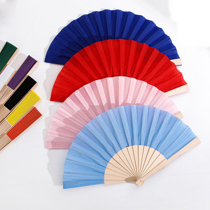Women handmade fan made of breathable material with elegant design Bowlift