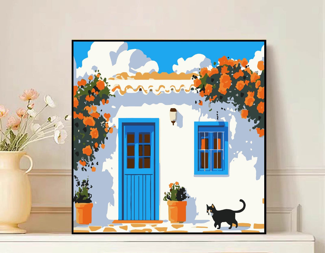 Scenic Mountain Landscape Canvas Art Bowlift