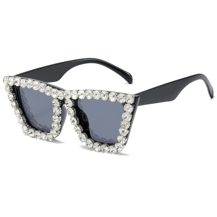 Women's extravagant sunglasses with glittering frame Bowlift