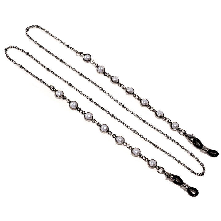 Elegant Pearl-Embellished Glasses Chain Bowlift