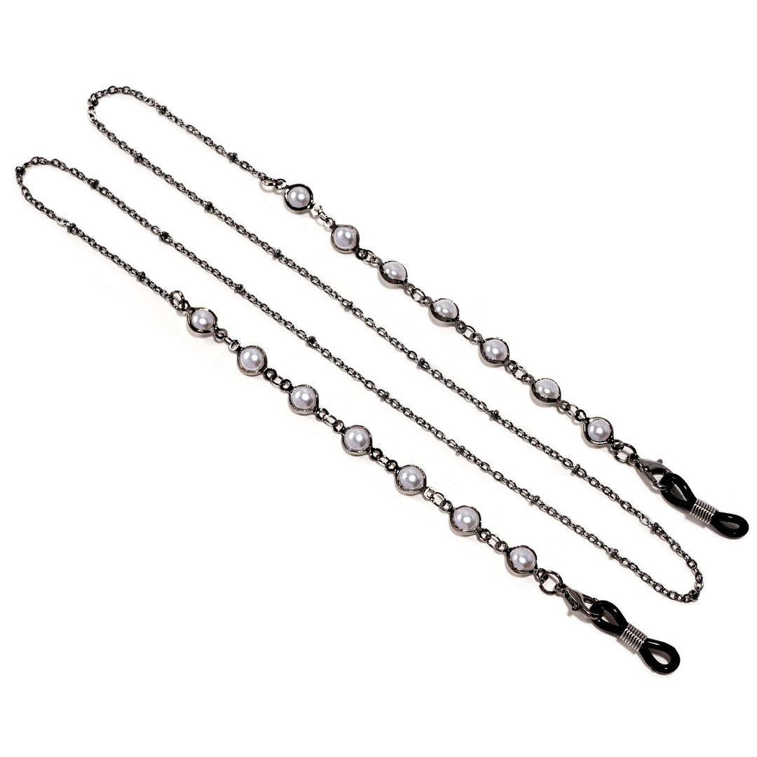 Elegant Pearl Beaded Eyewear Chain Bowlift