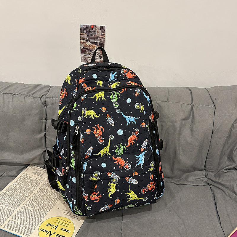 Dinosaur-Themed School Backpack