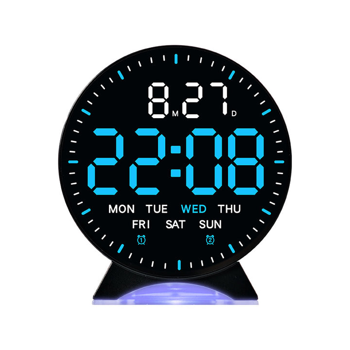 Digital multifunction alarm clock with calendar and temperature display Bowlift