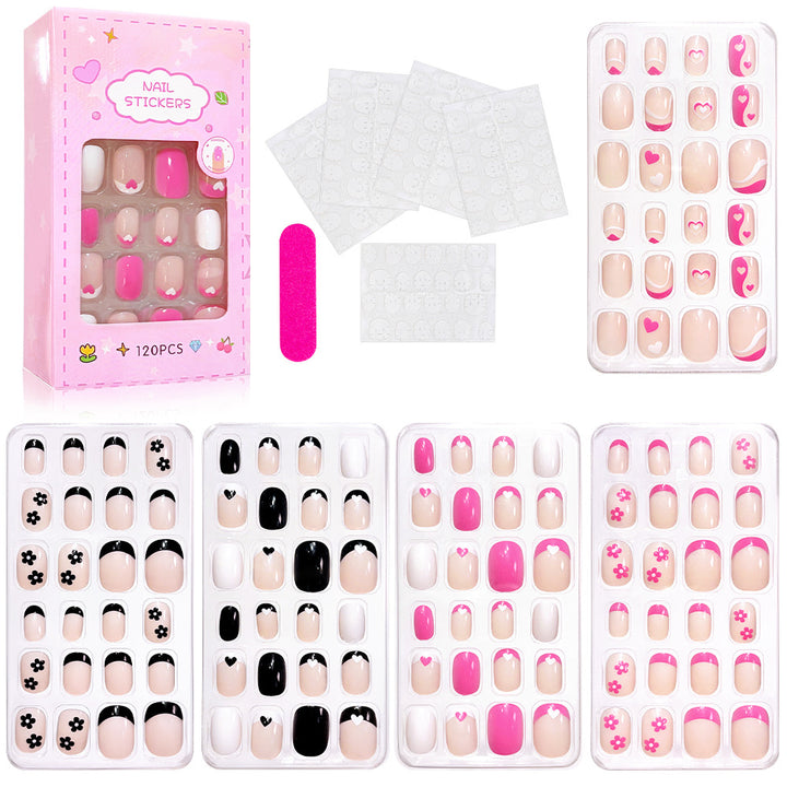 Creative Cartoon Nail Art Sticker Set Bowlift