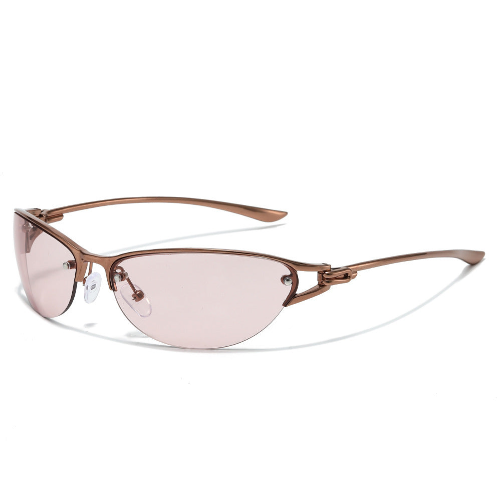 Contemporary Chic Shield Sunglasses Bowlift