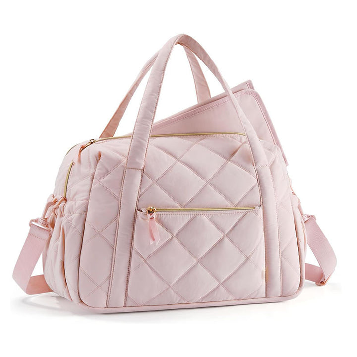 Stylish travel bag with innovative interior concept Bowlift