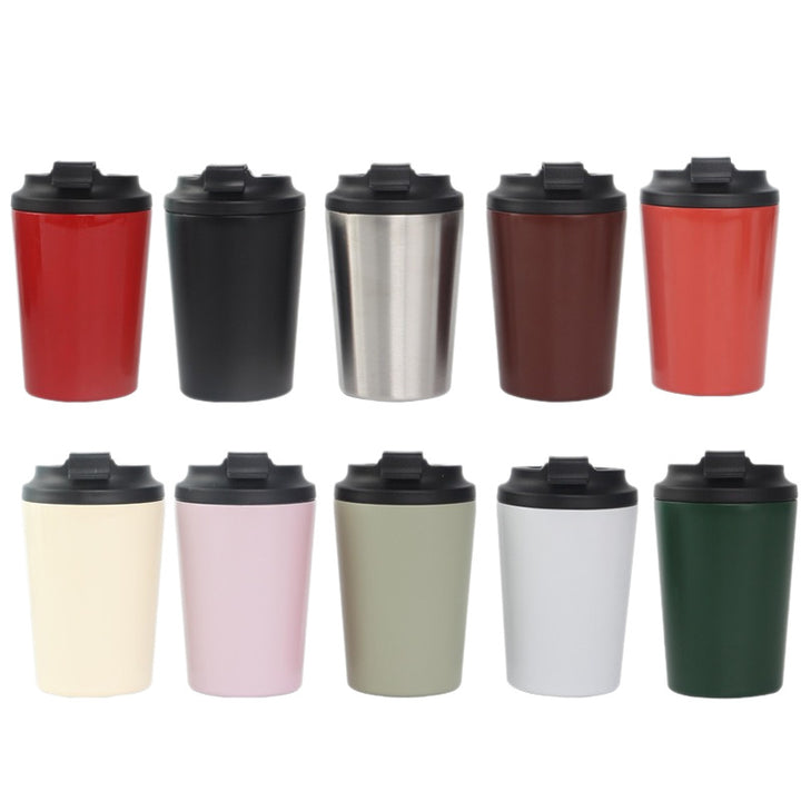 Women insulated coffee cup with ergonomic lid Bowlift