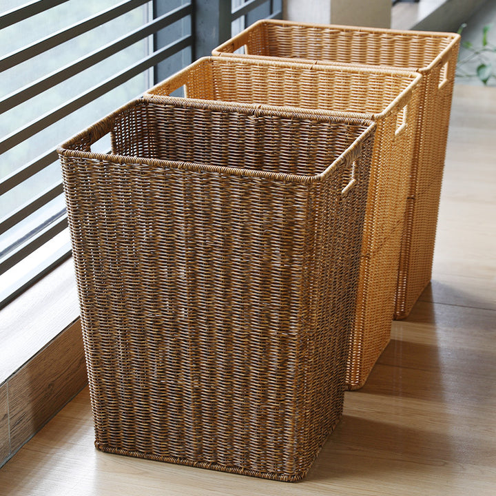 Large Handwoven Storage Bin Bowlift