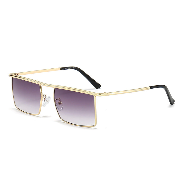 Women's fashionable sunglasses with intricate, rectangular frame Bowlift