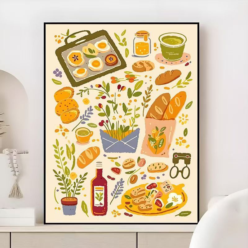 Gourmet Culinary-Themed Wall Art Bowlift