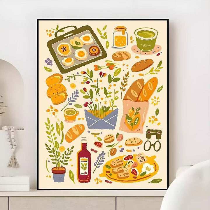 Gourmet Culinary-Themed Wall Art Bowlift