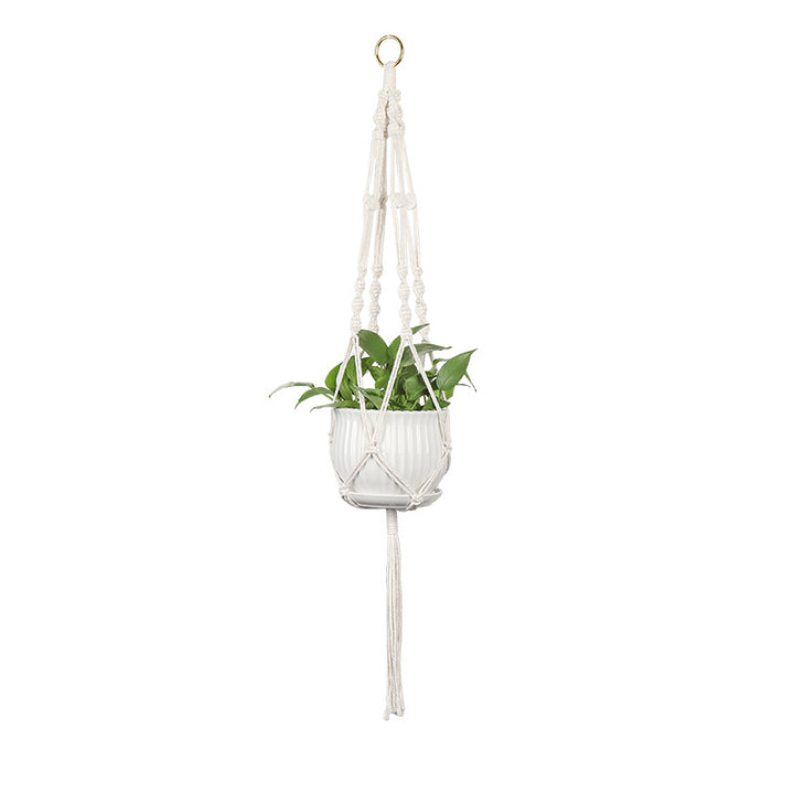 Plant-hanging macrame shelf Bowlift